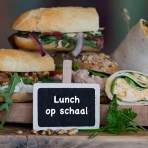 Vergaderlunch op schaal